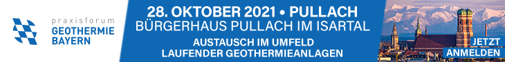 Geothermal Energy Practice Forum, Bavaria 2021